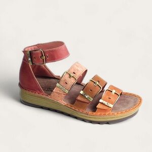Naot Begonia Women's Tan Leather Sandals 37